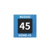 Bossio NSWB-45 Single Point Reversible Temperature Sticker 20 * 20mm/45 ℃