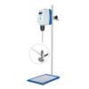 HUXI RWD100 LCD Overhead Stirrer, Three Blades Impeller Slurry 70mm Rod Length 350mm