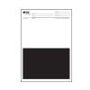 TQCsheen VF2344 black and white Spreading Rate Chart film cardboard