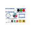YDX SXQ-70 Irreversible Thermometric Paper 70 ℃ Digital Display Enhanced Type (48 pieces/sheet) Figure 1