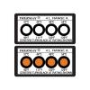 Thermax temperature US 4 grid B Temperature Indicator Label 60/65/71/77 ℃