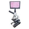 Varnishing XSP-BM-1CAP Video Microscope with 7-inch display