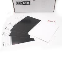 美國Leneta Form N2A-2 無罩光油卡紙 上黑下白