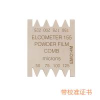 UK ELCOMETER Elcometer 155 QCB15513573-5 Uncured powder coating Wet Film Comb Certificate