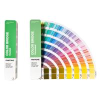 PANTONE Pantone GP6102B Color Bridge Guide, Spot Color Four-Color CU Card Set
