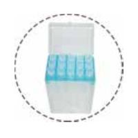 20210010 Pipette tip box 15 holes 10ml