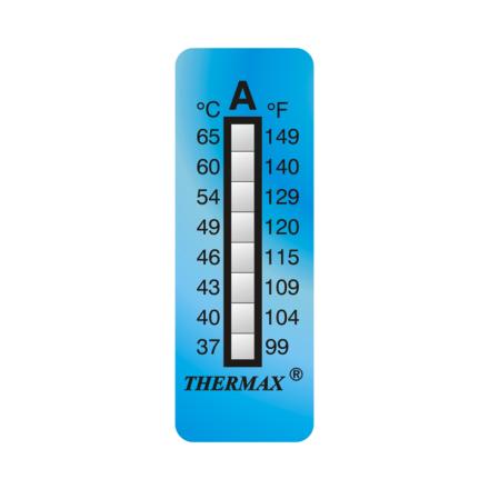 英国Thermax(TMC) 温度美8格A板温纸 温度37~65℃图片