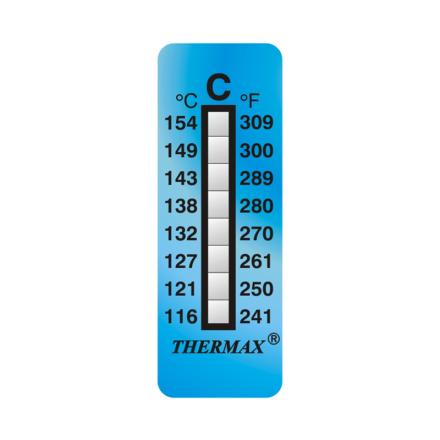Thermax (TMC) temperature US 8 grid C temperature label, model 08STHERNGCD
