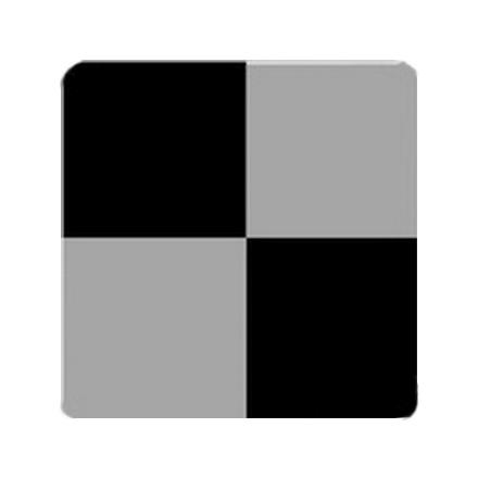 Leneta Form M12-BG Black Gray Opacity Chart 25x25mm