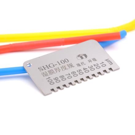 现代环境 SHG-100 湿膜厚度规 0~100μm量程 10μm刻度图片
