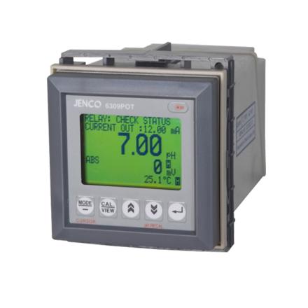 JENCO 6309POT online pH oxidation reduction temperature controller