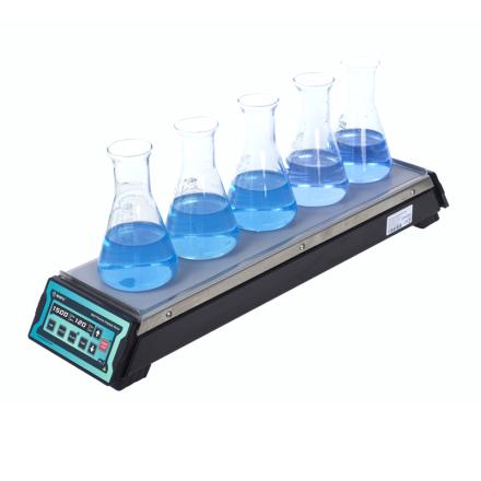 BIO0021 MS HP5M 5 Position Heating Magnetic Stirrer 5 &times; 400ml 120 ℃