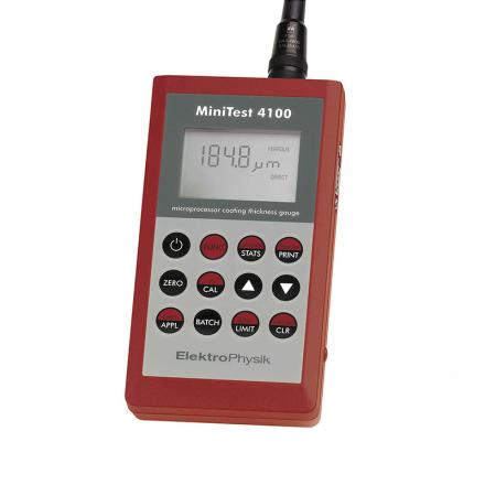 German EPK MiniTest 4100 precision platings Thickness Gauge MiniTest4100 with F05 iron-based probe
