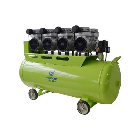 GREELOY GA-84 silent oil-free Air Compressor Power: 3200W with 4 pump heads