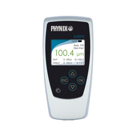 PHYNIX Surfix EX-FN Integrated Coating Thickness Gauge magnetic Induction + eddy Current