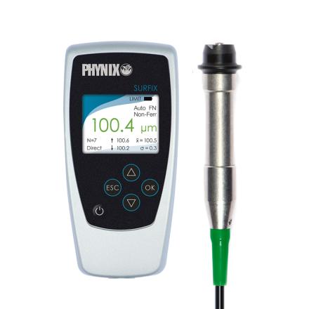 PHYNIX Surfix SX-FN0.2 Split Coating Thickness Gauge magnetic Induction + eddy