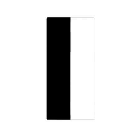 LENETA T12M hiding power metal panel 132x279mm