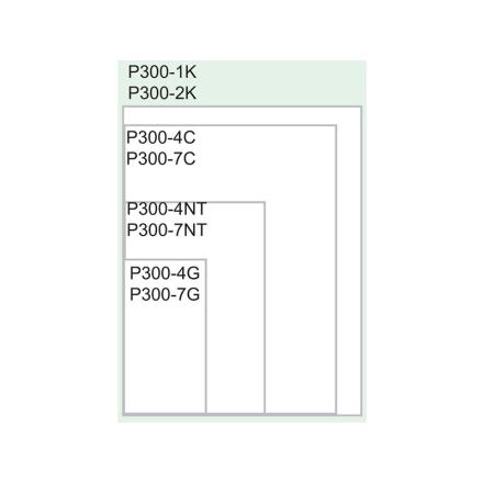 LENETA Form P300-7G transparent hiding power card