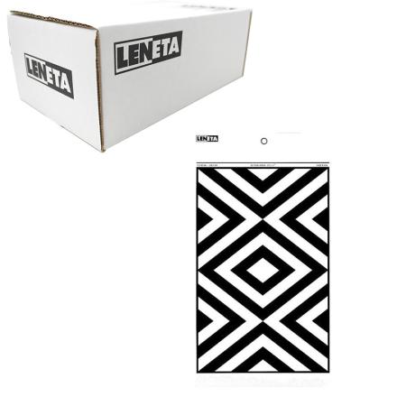 Leneta 8A Opacity Chart Black and White Stripes