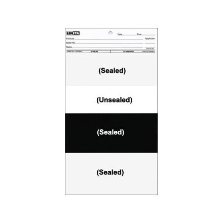 Leneta Form18A Applicator cardboard, black and white Applicator test cardboard