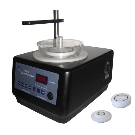 SHENYANG KEJING VTC-100 Vacuum swirling/spinning Film Applicator Rotation speed 500rpm~ 8000rpm