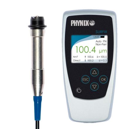 PHYNIX Surfix SX-F1.5 magnetic Film Thickness Gauge 1500&mu;m
