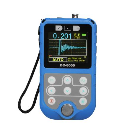 High-precision ultrasonic Thickness Gauge DC-6000 Deguang Electronics, suitable for high-precision measurement of ultra-thin parts