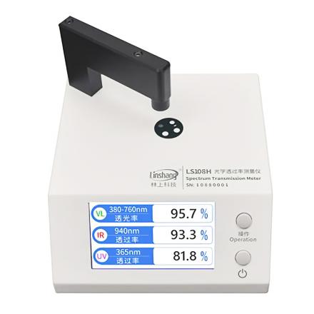 LINSHANG LS108H Optical inspection transmittance Measurement Instrument, Lens Glass coating material Tester 1mm test aperture