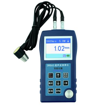 DONGRU DR86S Ultrasonic Thickness Gauge 500mm/0.01mm Slim Mode