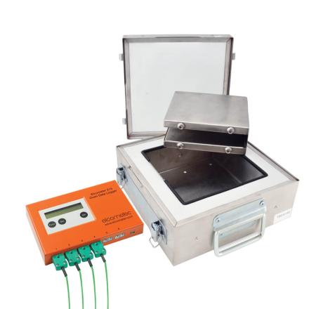 Elcometer G215----2T furnace temperature data tracker, high temperature insulation box kit