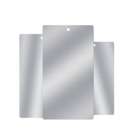 TROPHY /OTZ 50x120x0.28mm with hole, tinplate sheet, thickness 0.28mm [500 pieces on sale]