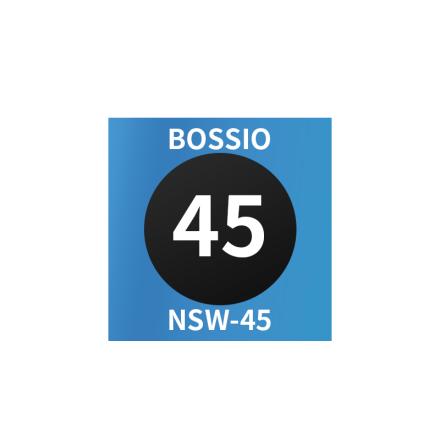 Bossio NSW-45 Single Point Reversible Temperature Test Paper 30 * 30mm/45 ℃