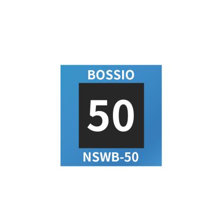 Bossio NSWB-50 Single Point Reversible Color Change Temperature Test Patch 20 * 20mm/50 ℃