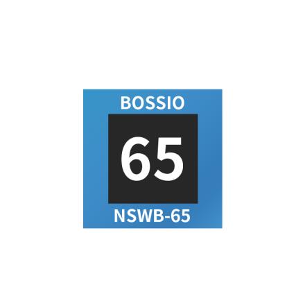Bossio NSWB-65 Single-point reversible color-changing temperature sensor patch 20 * 20mm/65 ℃