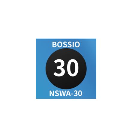 Bossio NSWA-30 single-point reversible color-changing temperature sensor patch 12 * 12mm/30 ℃