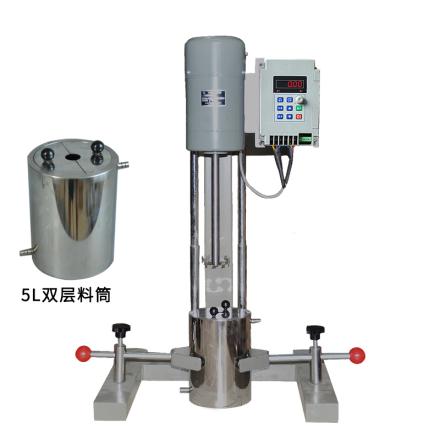Qiwei GFJ-0.5 (GFJ-550) laboratory small Disperser (high-speed frequency conversion) with 5L Mixing Tank