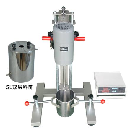 Qiwei FS-1100D experimental Disperser digital display high-speed, with 5-liter Mixing Tank
