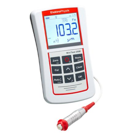 EPK MiniTest 2500 N08.Cr Coating Thickness Gauge Chromium plating on copper substrates