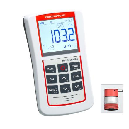 EPK MiniTest 2500 F50 Coating Thickness Gauge 50mm Ultra thick corrosion resistant coating