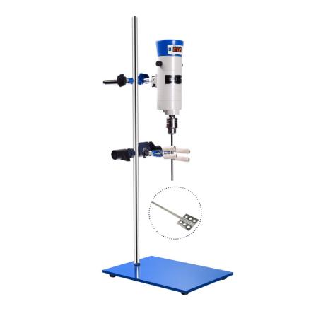 HUXI JB50-SH Chemical Laboratory Stirrer Round Six Hole Fan Impeller Slurry 50mm Rod Length 500mm