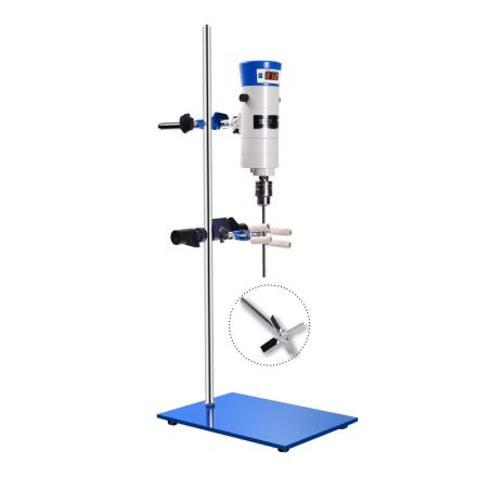 HUXI JB90-SH digital display constant speed powerbasic stirrer Four-blade Impeller blade 100mm Rod length 500mm