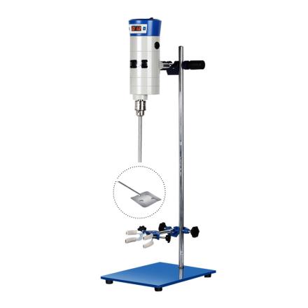 HUXI JB300-SH digital display constant speed powerbasic stirrer Three holes Impeller blade 100mm Rod length 400mm