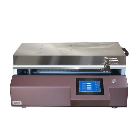 TBJ-X5-DJ1 bar Vacuum chuck Film Applicator with UV light curing + low temperature refrigeration