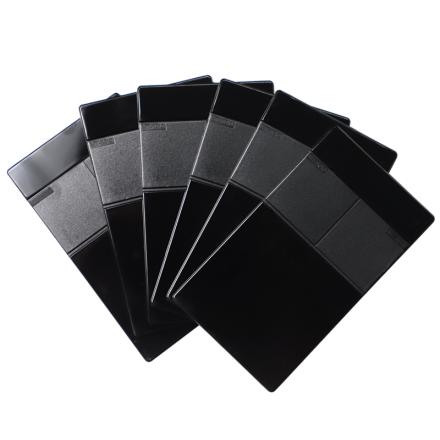 Test grade PC plastic board 65 * 130 * 1.5 transparent, experimental PC plastic board