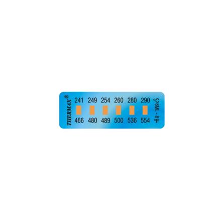 UK THERMAX Temperature Indicator Label, six grids 8 (241-290 ℃)