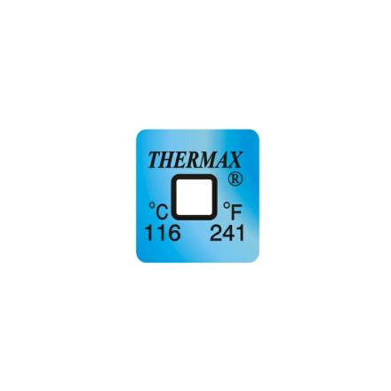 Thermax 116 ℃ Single Grid Color Changing Thermometric Paper