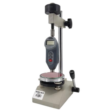 Hypertherm HS-A digital display Shore A type rubber durometer with test bracket