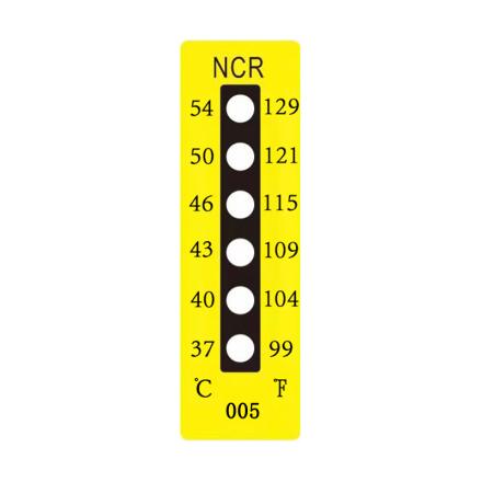 CHINA BFY06-005 Color-changing temperature measuring patch, disposable temperature sensing patch 145 ℃~ 170 ℃
