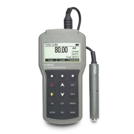 HANNA HI98192 Conductivity Meter EC/TDS/Electrical resistivity /NaCl/Temperature professional measurement