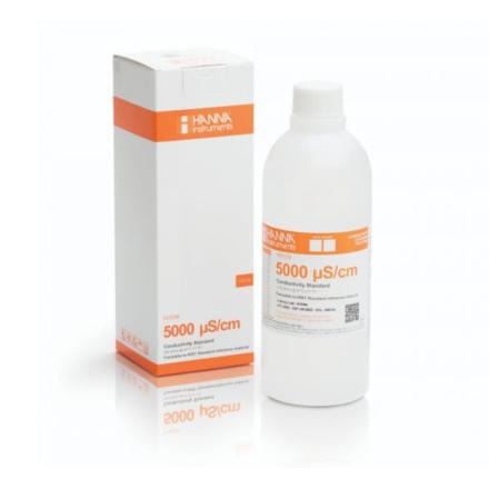 HANNA HI7039L Conductivity Detector calibrated liquid 5000 &mu; S/cm